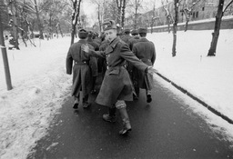 Patrol in the Alexander Gardens, Moscow, 1997